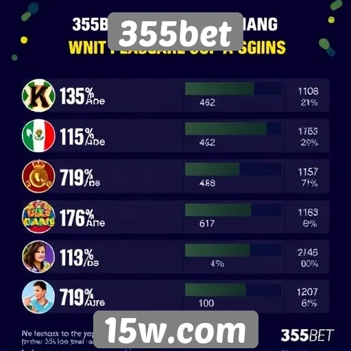 Estatísticas sobre jogos populares no site 355bet