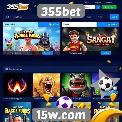 A variedade de jogos disponíveis na plataforma 355bet